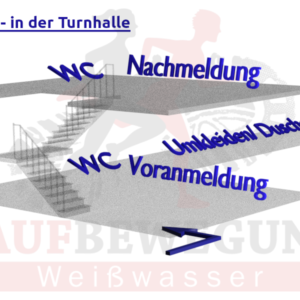 Kristallauf Weißwasser/O.L. - Lageplan Organisation